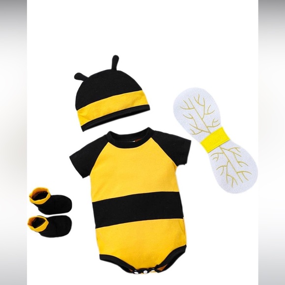 Honey Bee Onesie Romper Costume - Picture 1 of 6